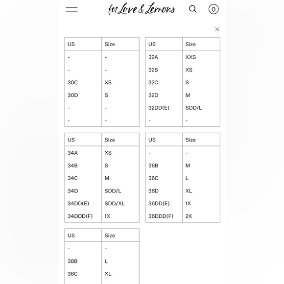 NWT Romantic Roses Underwire Bra - for love and lemons - S - Picture 14 of 14